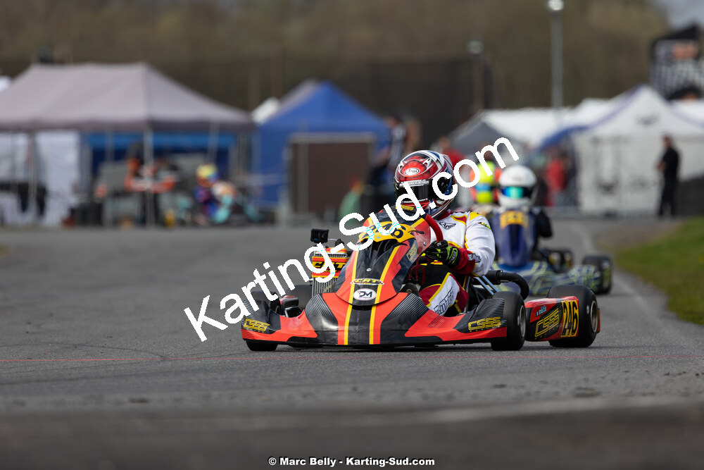 08/03/2026 : 1ère manche de l’Atlantic Trophée à Lescar (photos Marc Belly) 2026 — karting