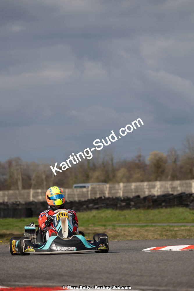 08/03/2026 : 1ère manche de l’Atlantic Trophée à Lescar (photos Marc Belly) 2026 — karting