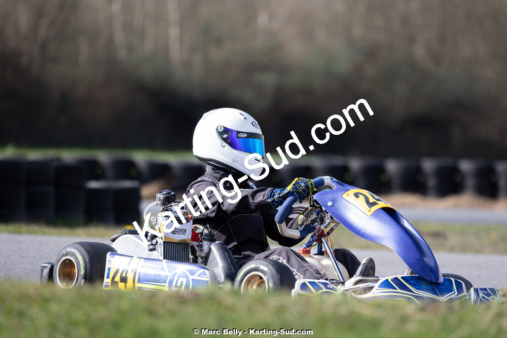 08/03/2026 : 1ère manche de l’Atlantic Trophée à Lescar (photos Marc Belly) 2026 — karting
