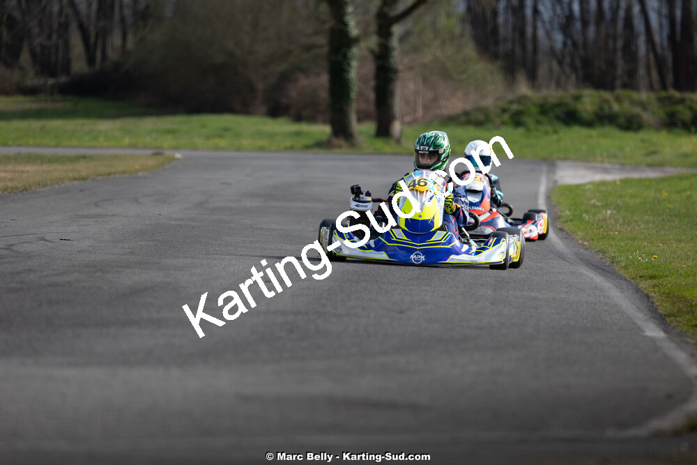 08/03/2026 : 1ère manche de l’Atlantic Trophée à Lescar (photos Marc Belly) 2026 — karting