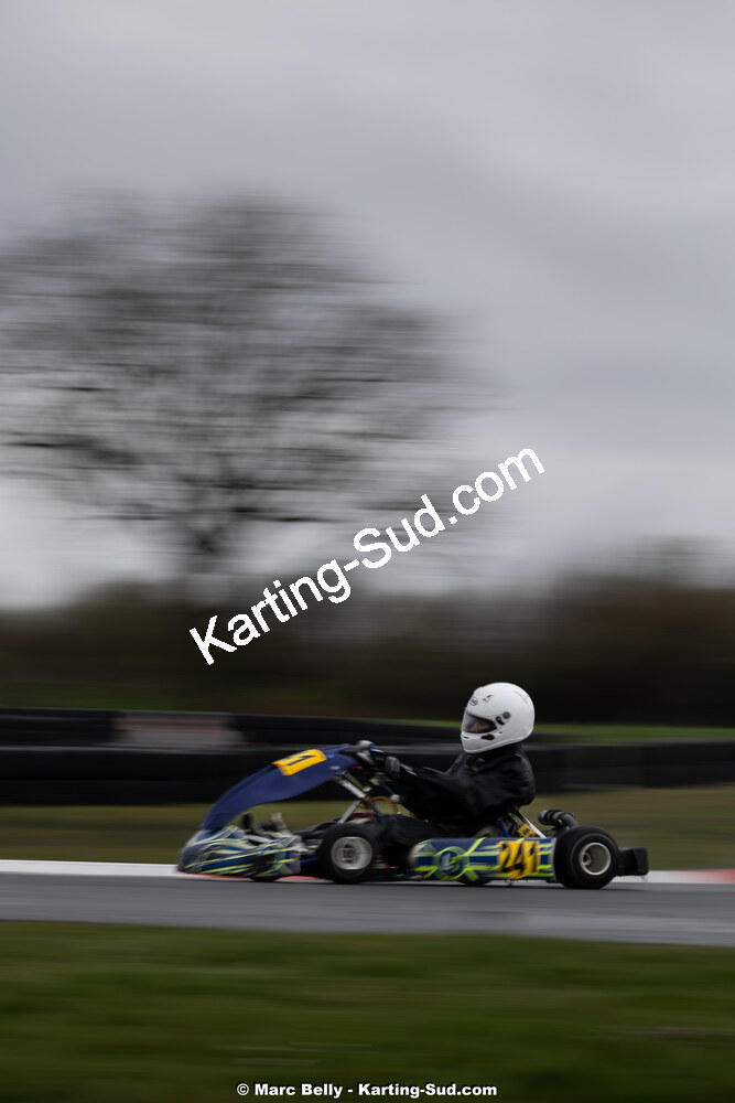 08/03/2026 : 1ère manche de l’Atlantic Trophée à Lescar (photos Marc Belly) 2026 — karting