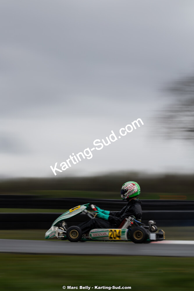 08/03/2026 : 1ère manche de l’Atlantic Trophée à Lescar (photos Marc Belly) 2026 — karting