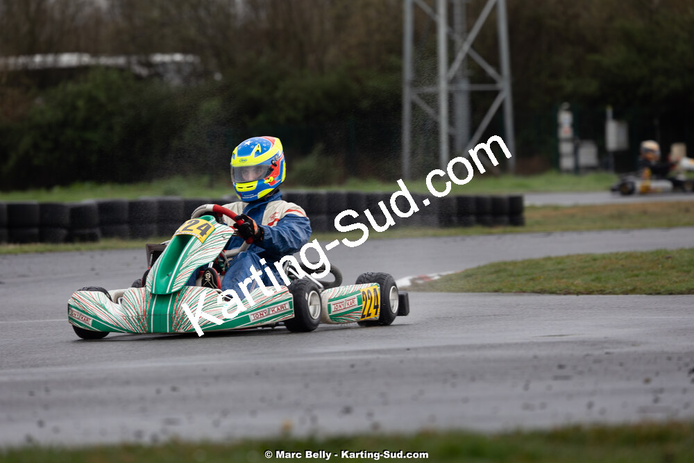 08/03/2026 : 1ère manche de l’Atlantic Trophée à Lescar (photos Marc Belly) 2026 — karting