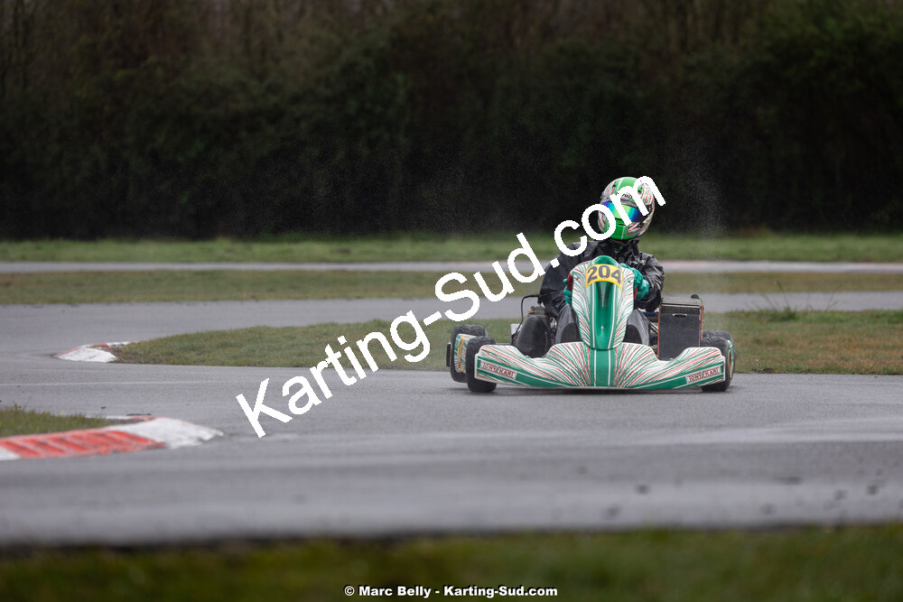 08/03/2026 : 1ère manche de l’Atlantic Trophée à Lescar (photos Marc Belly) 2026 — karting