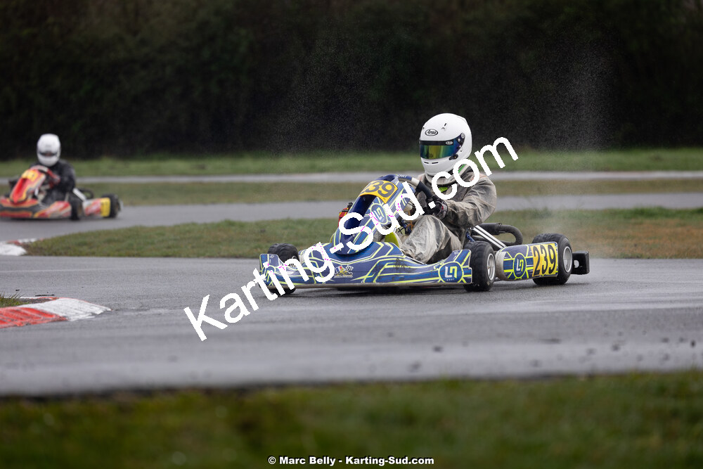 08/03/2026 : 1ère manche de l’Atlantic Trophée à Lescar (photos Marc Belly) 2026 — karting