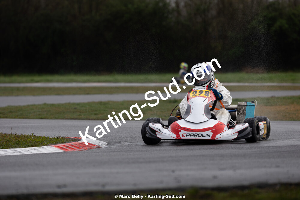 08/03/2026 : 1ère manche de l’Atlantic Trophée à Lescar (photos Marc Belly) 2026 — karting