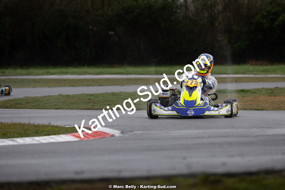 08/03/2026 : 1ère manche de l’Atlantic Trophée à Lescar (photos Marc Belly) 2026 — karting