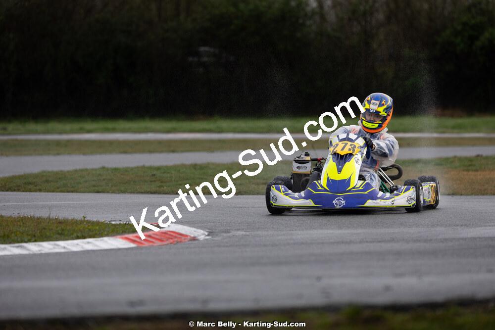 08/03/2026 : 1ère manche de l’Atlantic Trophée à Lescar (photos Marc Belly) 2026 — karting