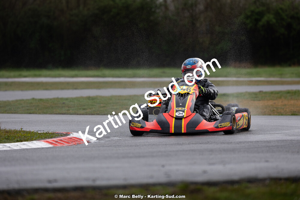 08/03/2026 : 1ère manche de l’Atlantic Trophée à Lescar (photos Marc Belly) 2026 — karting