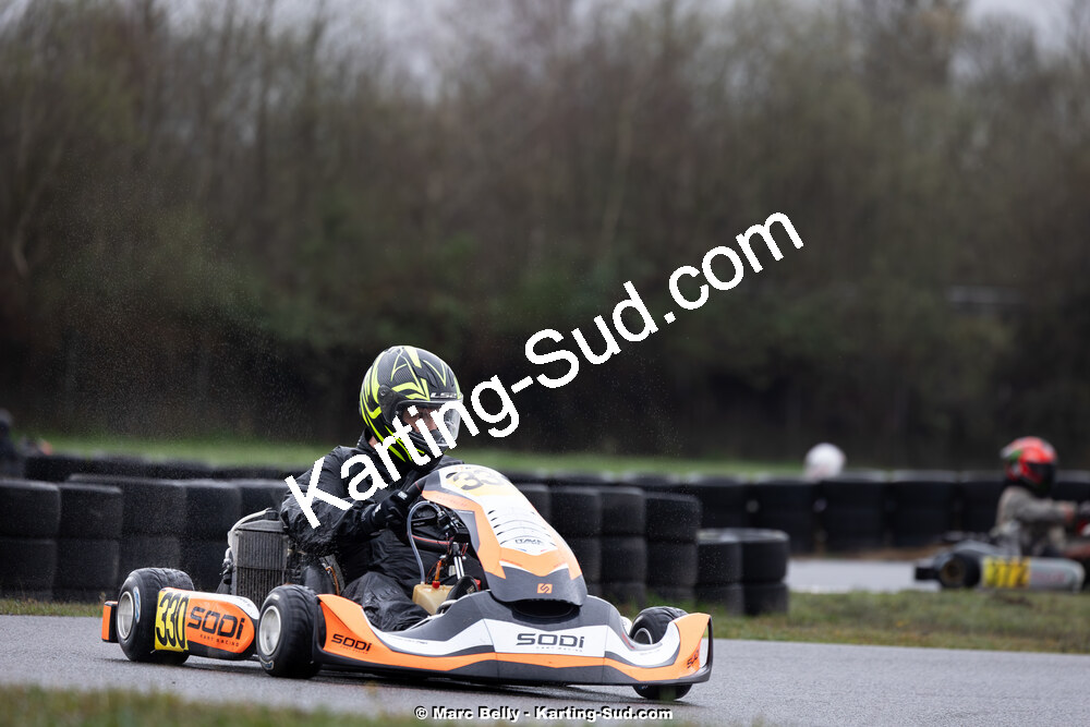 08/03/2026 : 1ère manche de l’Atlantic Trophée à Lescar (photos Marc Belly) 2026 — karting