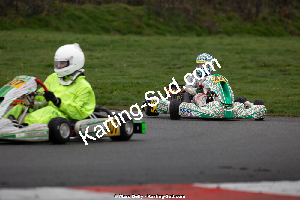08/03/2026 : 1ère manche de l’Atlantic Trophée à Lescar (photos Marc Belly) 2026 — karting