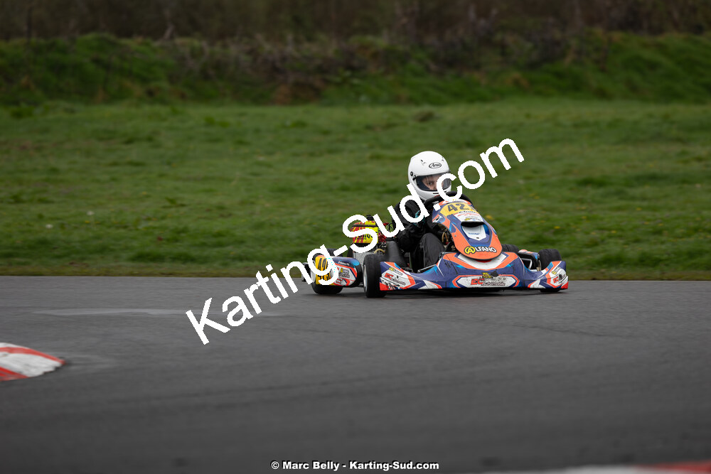 08/03/2026 : 1ère manche de l’Atlantic Trophée à Lescar (photos Marc Belly) 2026 — karting
