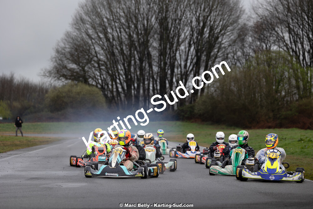 08/03/2026 : 1ère manche de l’Atlantic Trophée à Lescar (photos Marc Belly) 2026 — karting