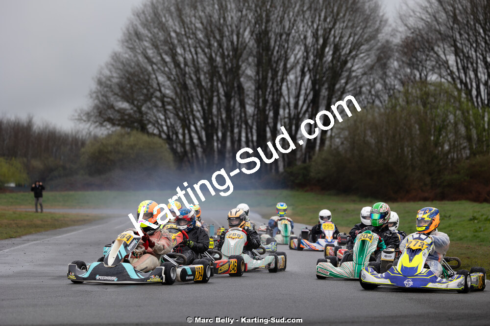 08/03/2026 : 1ère manche de l’Atlantic Trophée à Lescar (photos Marc Belly) 2026 — karting