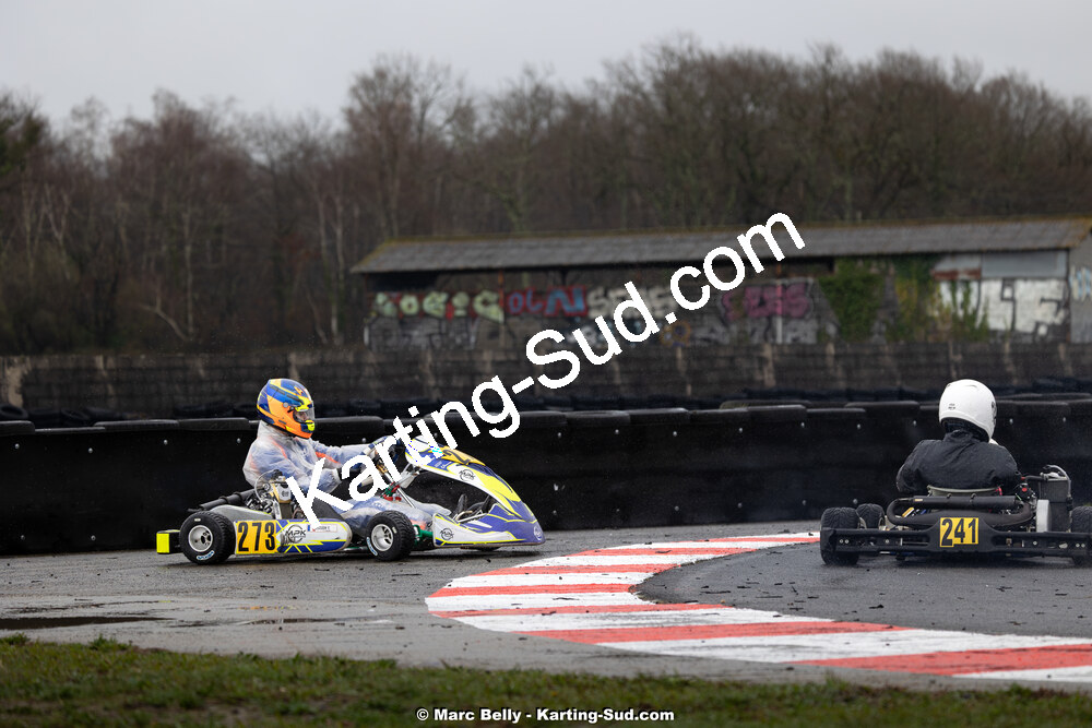 08/03/2026 : 1ère manche de l’Atlantic Trophée à Lescar (photos Marc Belly) 2026 — karting