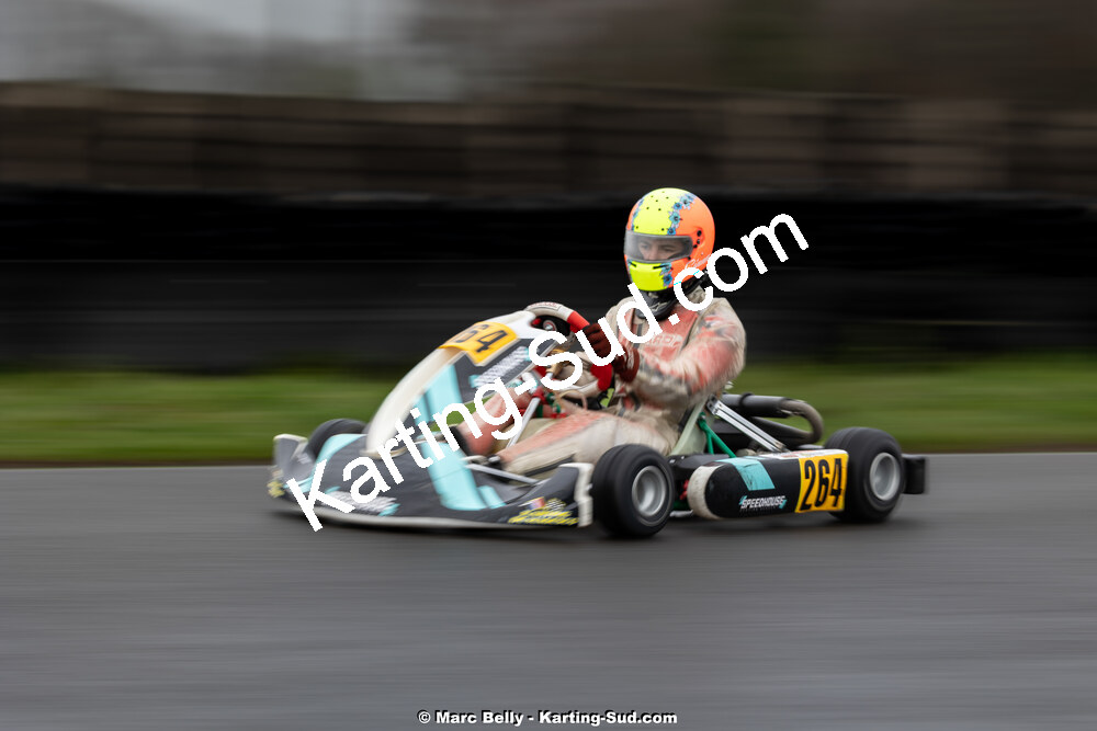 08/03/2026 : 1ère manche de l’Atlantic Trophée à Lescar (photos Marc Belly) 2026 — karting