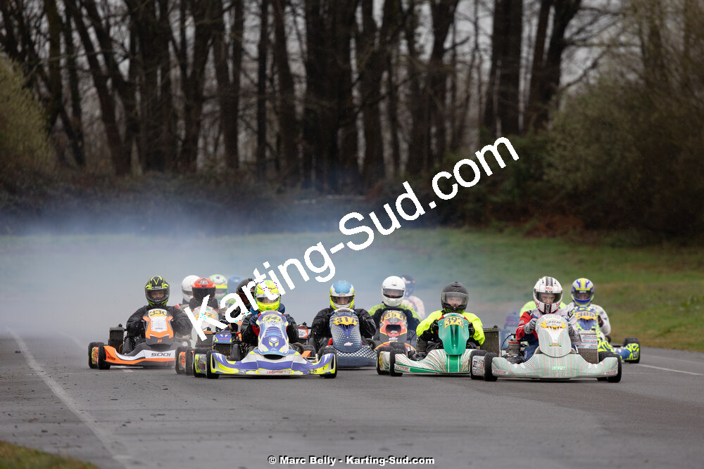 08/03/2026 : 1ère manche de l’Atlantic Trophée à Lescar (photos Marc Belly) 2026 — karting