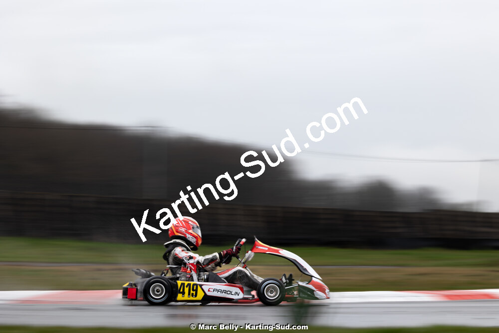 08/03/2026 : 1ère manche de l’Atlantic Trophée à Lescar (photos Marc Belly) 2026 — karting