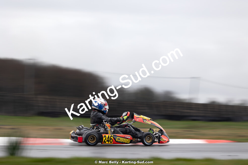 08/03/2026 : 1ère manche de l’Atlantic Trophée à Lescar (photos Marc Belly) 2026 — karting