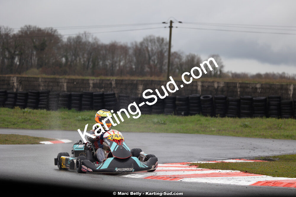 08/03/2026 : 1ère manche de l’Atlantic Trophée à Lescar (photos Marc Belly) 2026 — karting