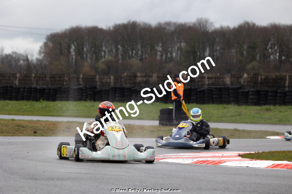 08/03/2026 : 1ère manche de l’Atlantic Trophée à Lescar (photos Marc Belly) 2026 — karting