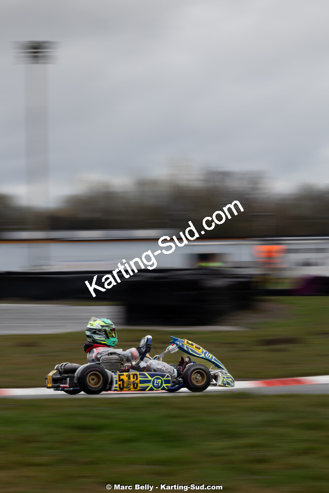 08/03/2026 : 1ère manche de l’Atlantic Trophée à Lescar (photos Marc Belly) 2026 — karting