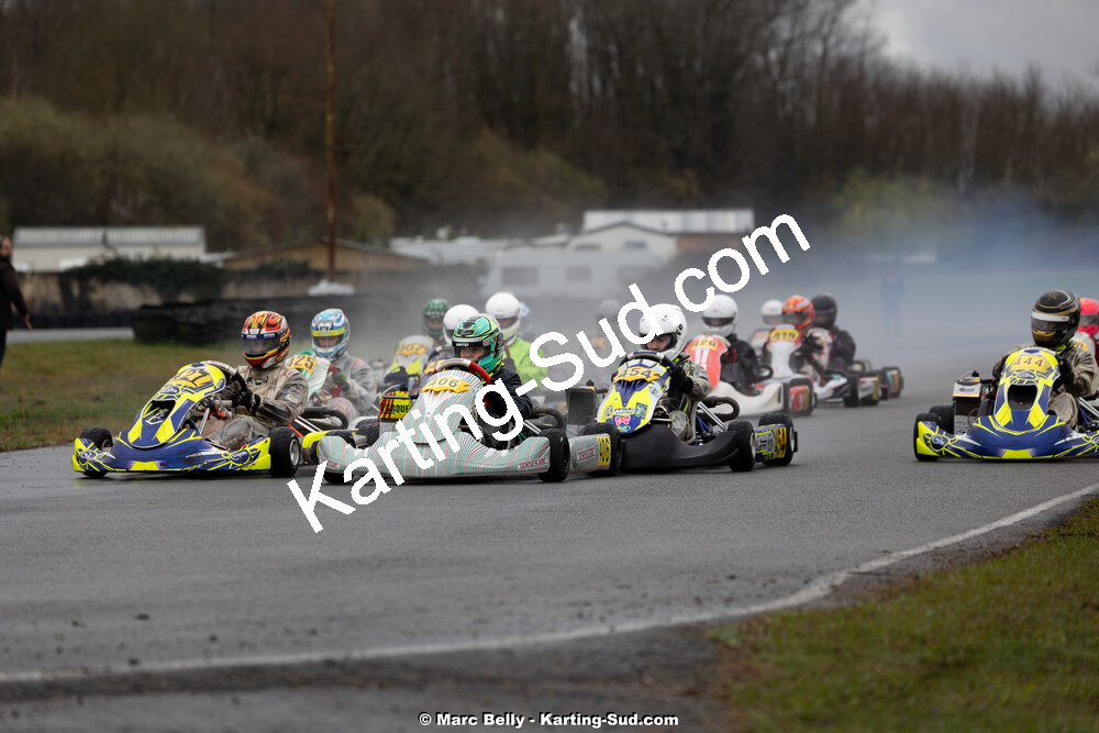 08/03/2026 : 1ère manche de l’Atlantic Trophée à Lescar (photos Marc Belly) 2026 — karting