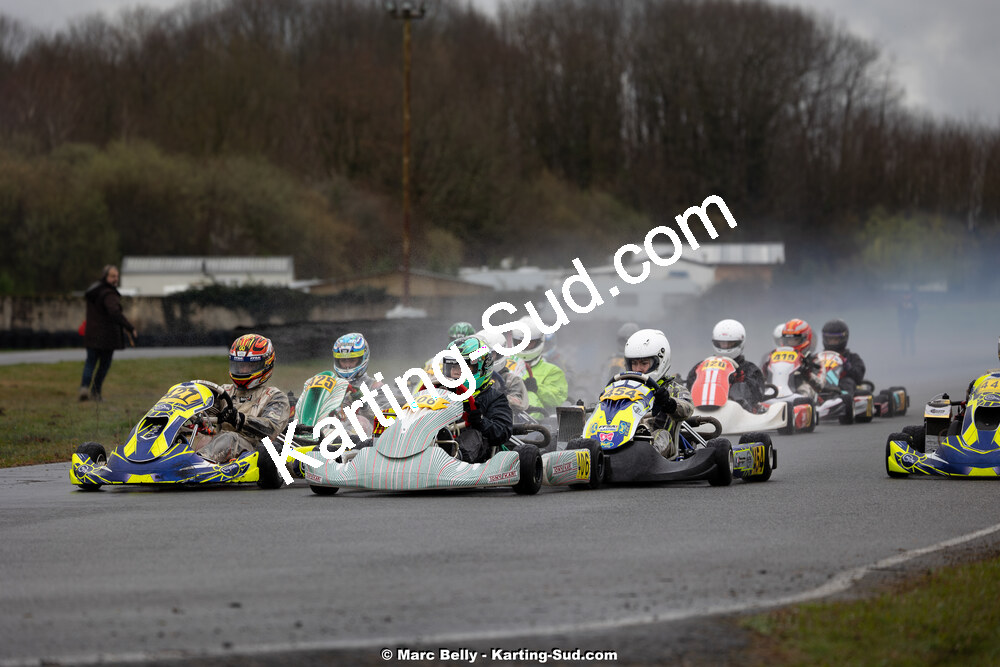 08/03/2026 : 1ère manche de l’Atlantic Trophée à Lescar (photos Marc Belly) 2026 — karting