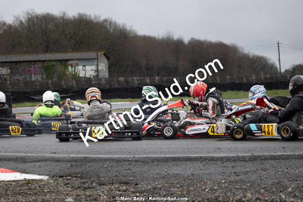 08/03/2026 : 1ère manche de l’Atlantic Trophée à Lescar (photos Marc Belly) 2026 — karting