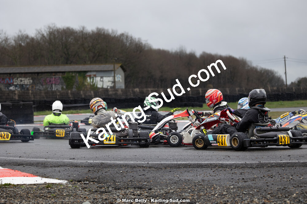 08/03/2026 : 1ère manche de l’Atlantic Trophée à Lescar (photos Marc Belly) 2026 — karting