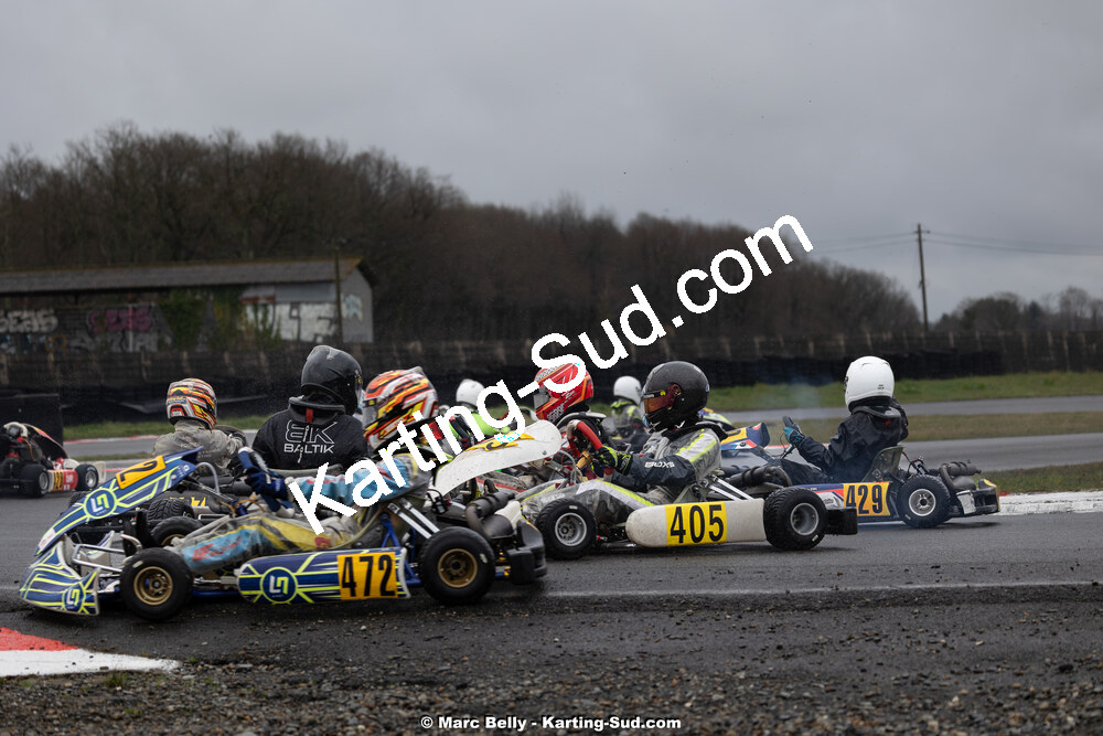 08/03/2026 : 1ère manche de l’Atlantic Trophée à Lescar (photos Marc Belly) 2026 — karting