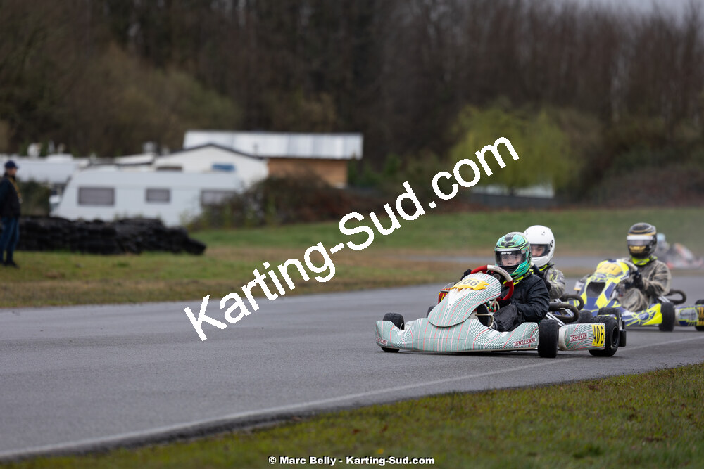 08/03/2026 : 1ère manche de l’Atlantic Trophée à Lescar (photos Marc Belly) 2026 — karting