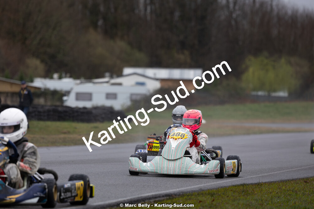 08/03/2026 : 1ère manche de l’Atlantic Trophée à Lescar (photos Marc Belly) 2026 — karting