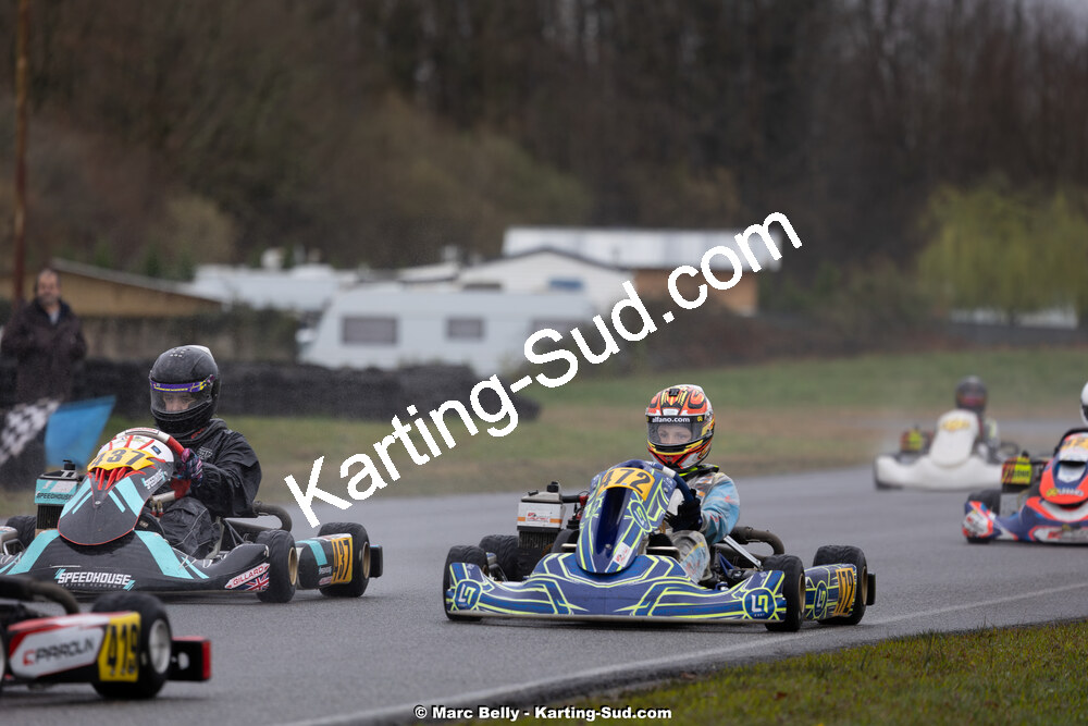 08/03/2026 : 1ère manche de l’Atlantic Trophée à Lescar (photos Marc Belly) 2026 — karting