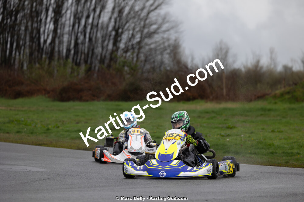 08/03/2026 : 1ère manche de l’Atlantic Trophée à Lescar (photos Marc Belly) 2026 — karting