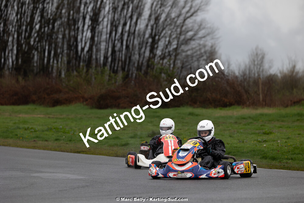 08/03/2026 : 1ère manche de l’Atlantic Trophée à Lescar (photos Marc Belly) 2026 — karting