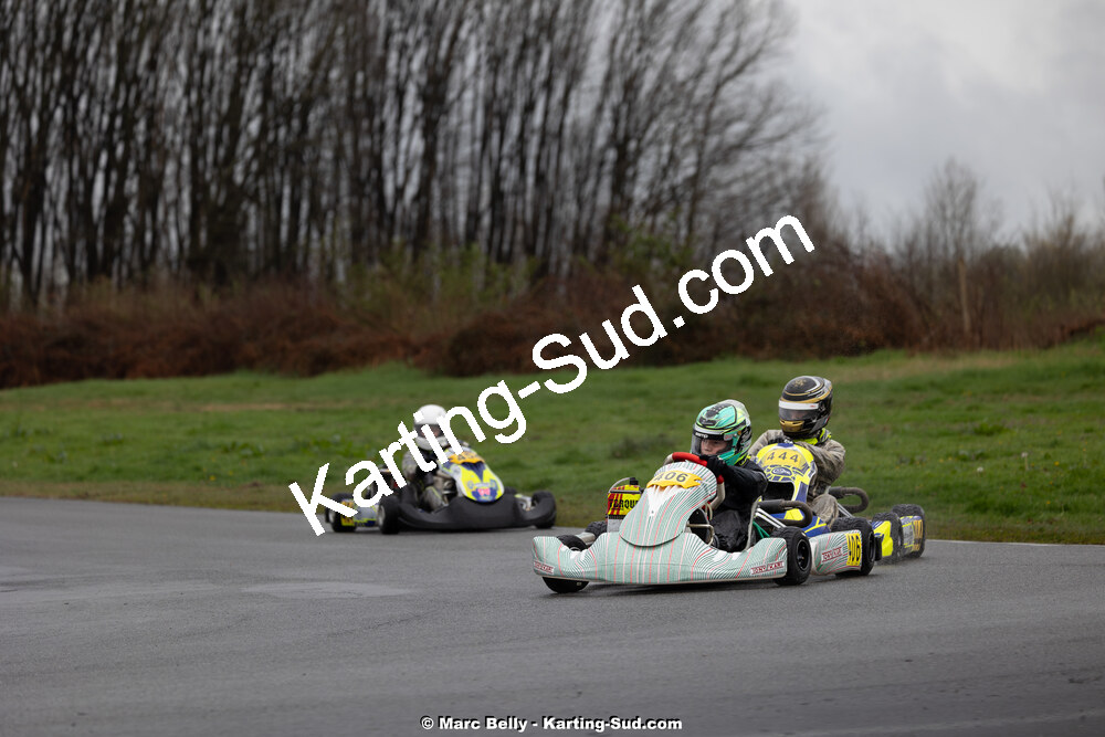 08/03/2026 : 1ère manche de l’Atlantic Trophée à Lescar (photos Marc Belly) 2026 — karting
