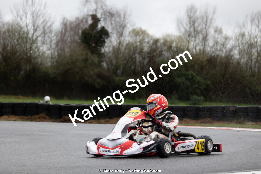 08/03/2026 : 1ère manche de l’Atlantic Trophée à Lescar (photos Marc Belly) 2026 — karting