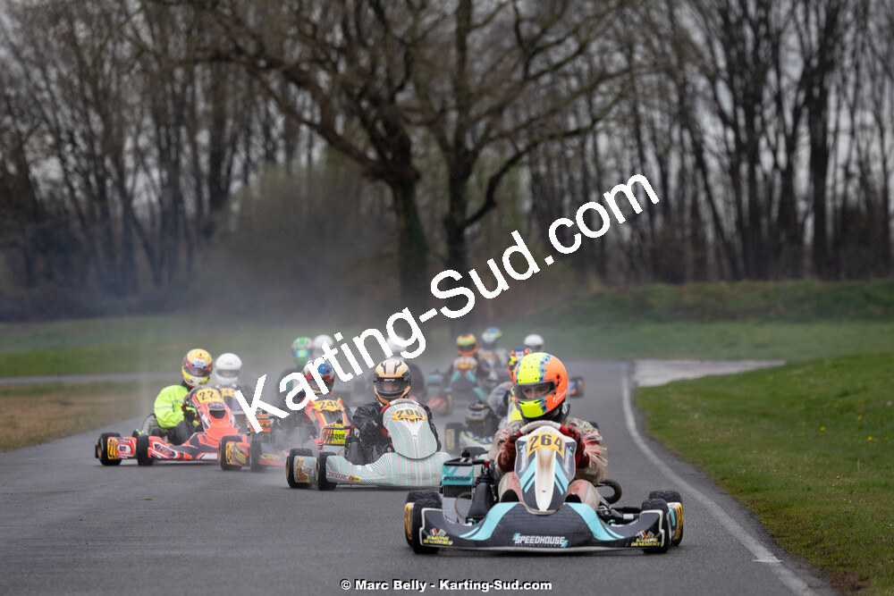 08/03/2026 : 1ère manche de l’Atlantic Trophée à Lescar (photos Marc Belly) 2026 — karting