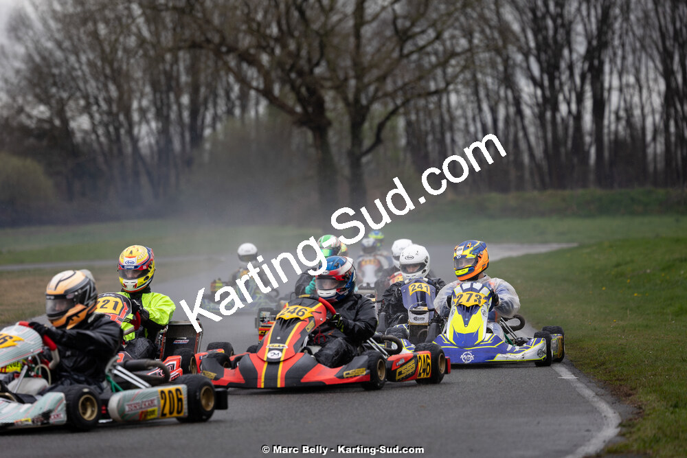 08/03/2026 : 1ère manche de l’Atlantic Trophée à Lescar (photos Marc Belly) 2026 — karting