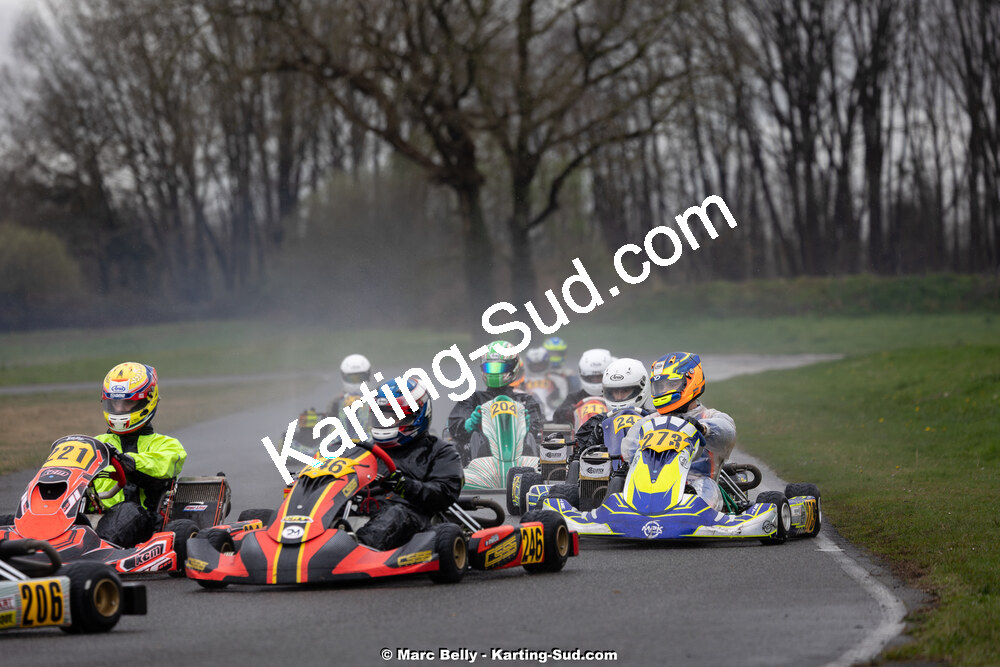 08/03/2026 : 1ère manche de l’Atlantic Trophée à Lescar (photos Marc Belly) 2026 — karting