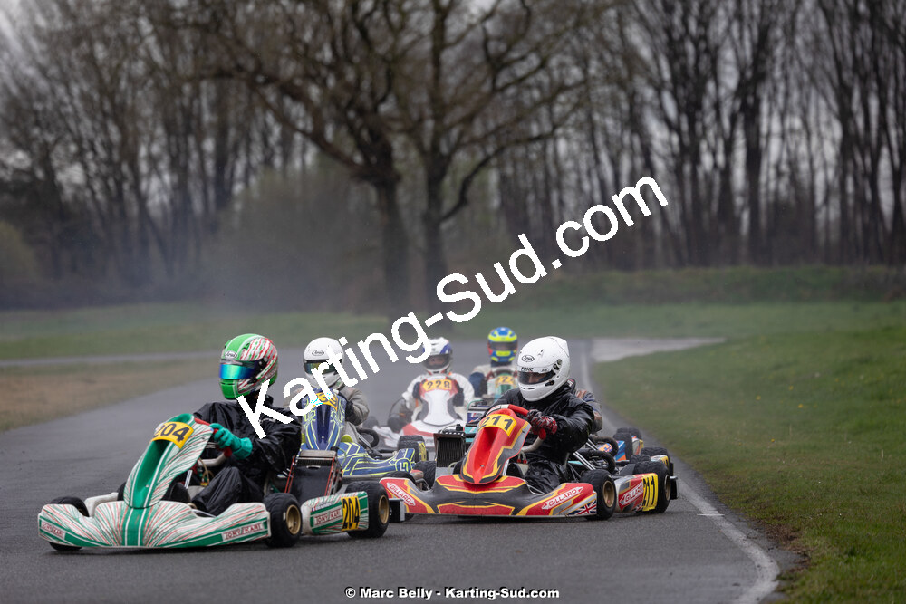 08/03/2026 : 1ère manche de l’Atlantic Trophée à Lescar (photos Marc Belly) 2026 — karting