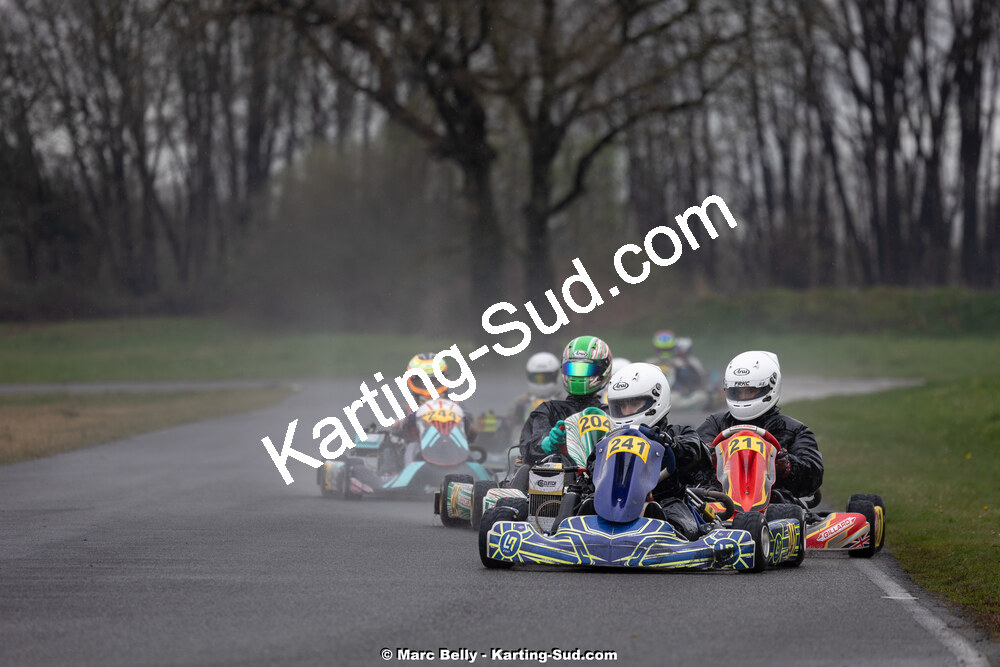 08/03/2026 : 1ère manche de l’Atlantic Trophée à Lescar (photos Marc Belly) 2026 — karting