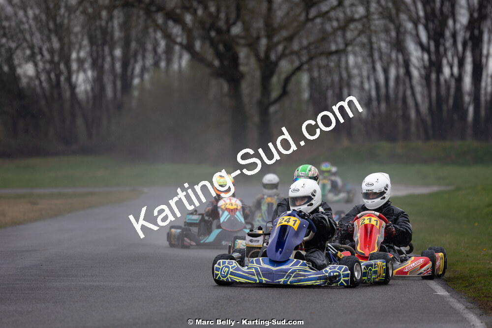 08/03/2026 : 1ère manche de l’Atlantic Trophée à Lescar (photos Marc Belly) 2026 — karting