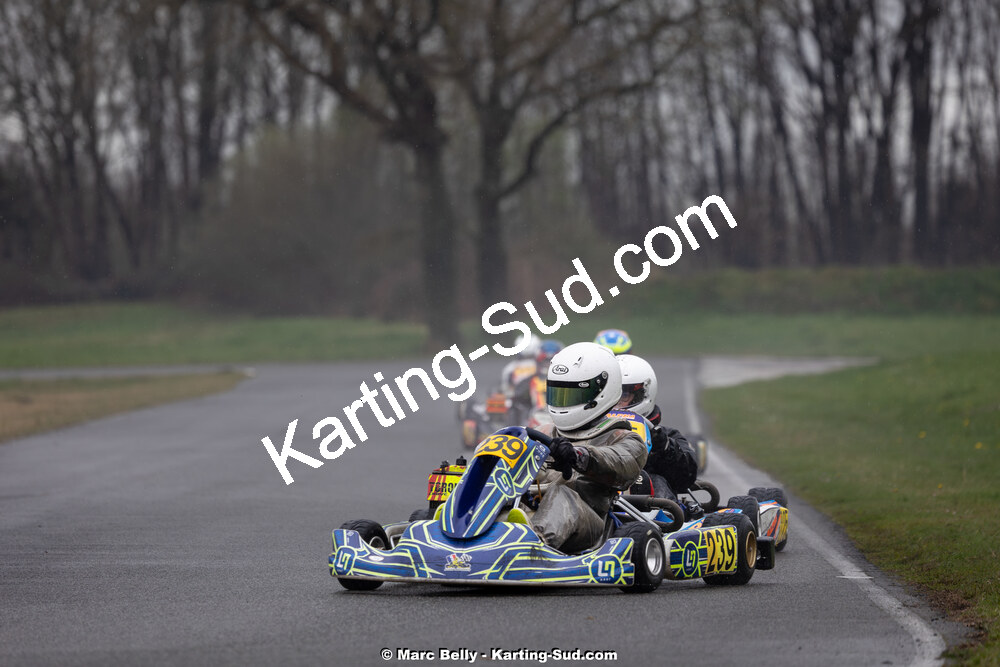 08/03/2026 : 1ère manche de l’Atlantic Trophée à Lescar (photos Marc Belly) 2026 — karting