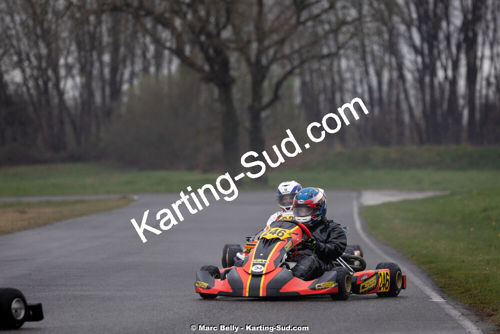 08/03/2026 : 1ère manche de l’Atlantic Trophée à Lescar (photos Marc Belly) 2026 — karting