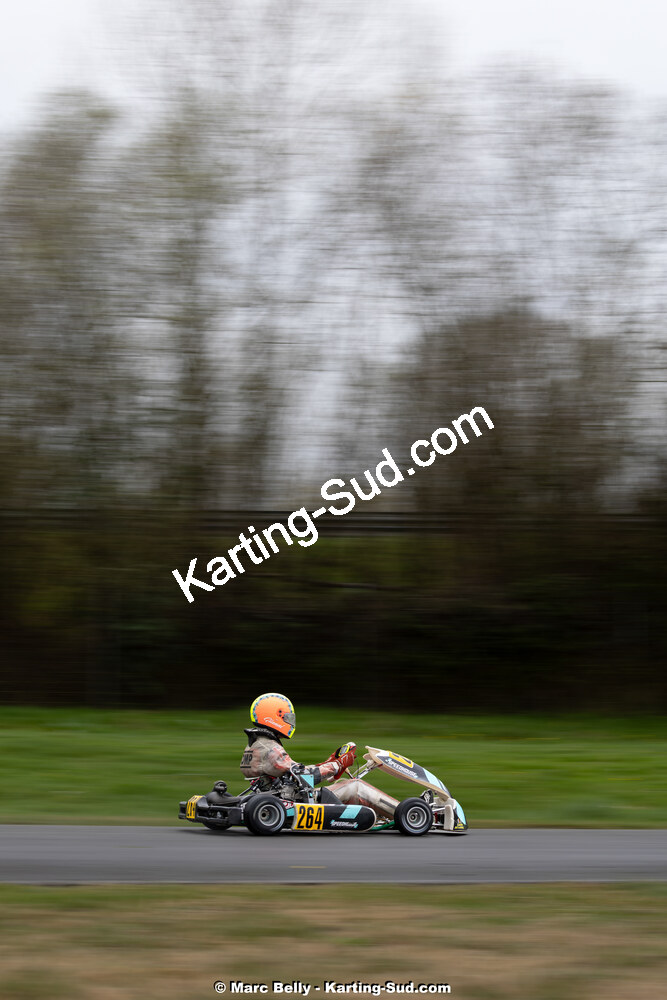 08/03/2026 : 1ère manche de l’Atlantic Trophée à Lescar (photos Marc Belly) 2026 — karting
