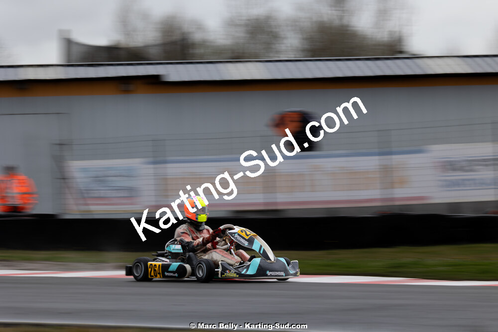 08/03/2026 : 1ère manche de l’Atlantic Trophée à Lescar (photos Marc Belly) 2026 — karting