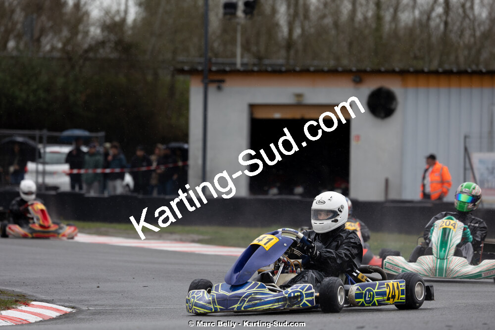 08/03/2026 : 1ère manche de l’Atlantic Trophée à Lescar (photos Marc Belly) 2026 — karting