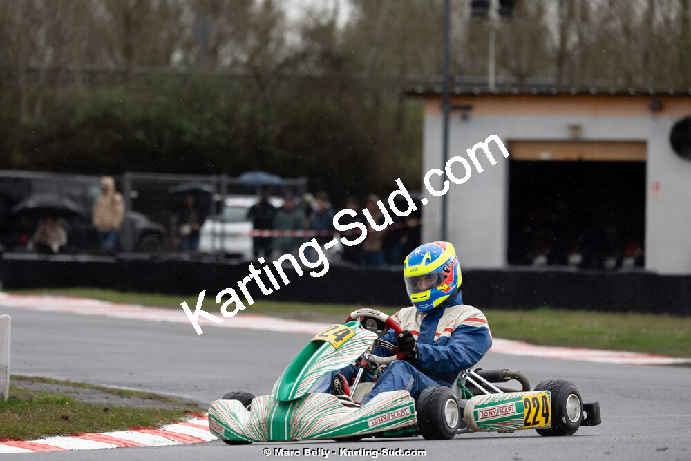 08/03/2026 : 1ère manche de l’Atlantic Trophée à Lescar (photos Marc Belly) 2026 — karting